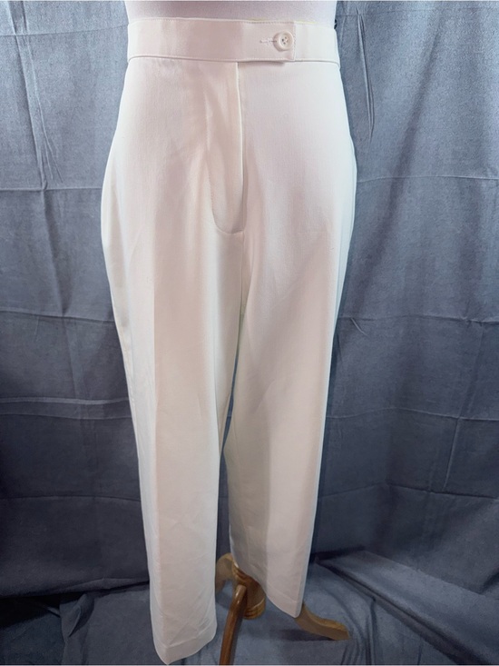Investments Pants - 3207-Investments Straight-Leg Cream Dress Pants